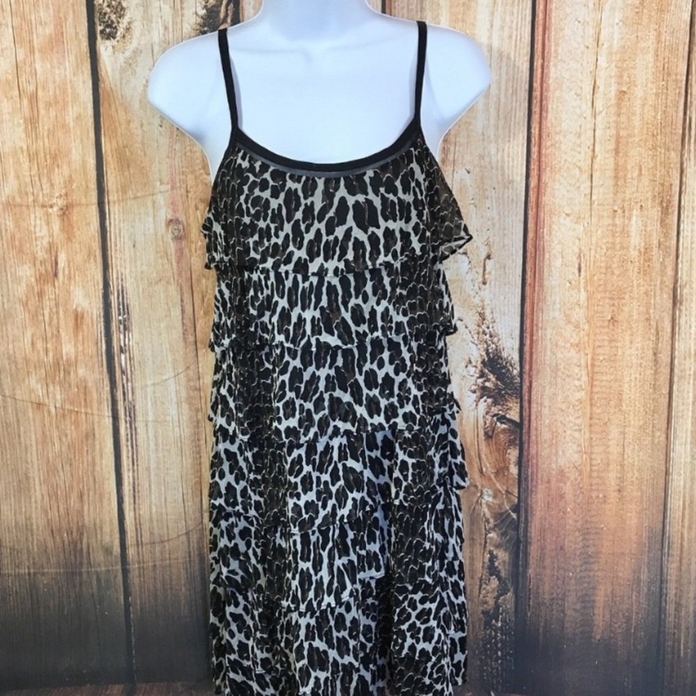 Theory SILK Animal Print Shift Dress